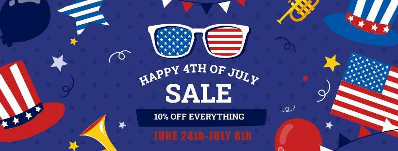 Jeep Gladiator HAPPY FOURTH OF JULY SALE! SAVE 10% OFF EVERYTHING! JUNE 24TH-JULY 8TH! MAXIMUS-3 SALES BANNER WEB