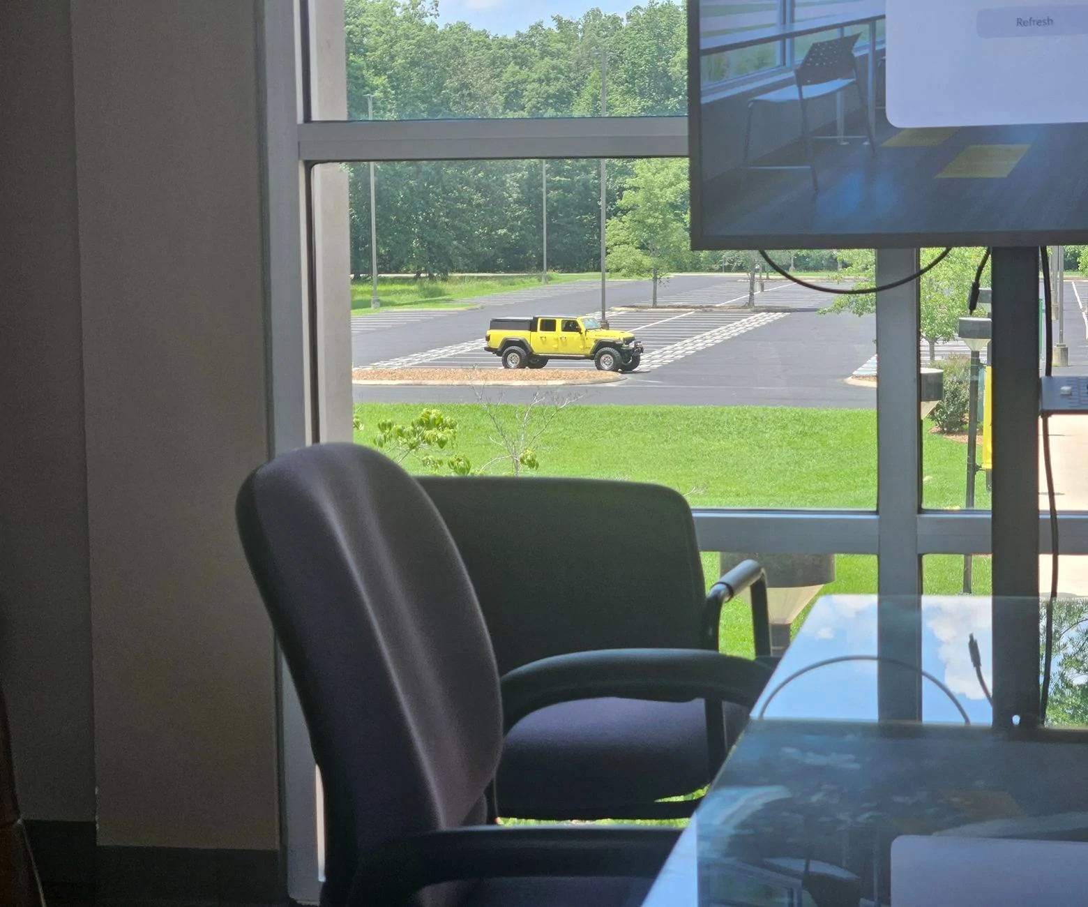Jeep Gladiator My view from work 20250625_134011