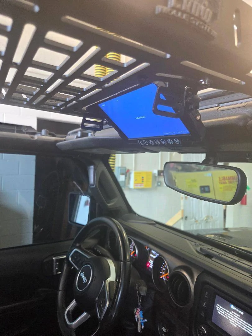 Jeep Gladiator Mopar Dash Accessory Rail for mounting phones, ect overheadmoll