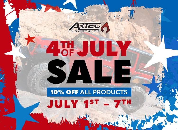 Jeep Gladiator Artec 4th of July Sale – 10% Off All Products 1751401070816-ye