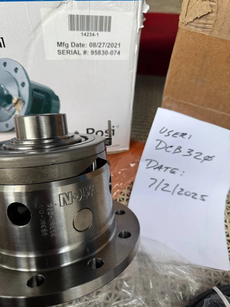 Jeep Gladiator Eaton E-Locker 14234-1 for Gladiators with 32 spline axles IMG_2438