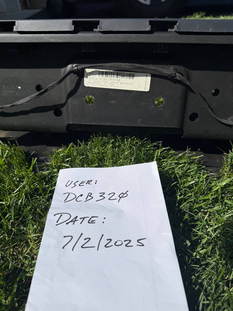 Jeep Gladiator Gladiator Rubicon steel rear bumper IMG_2457