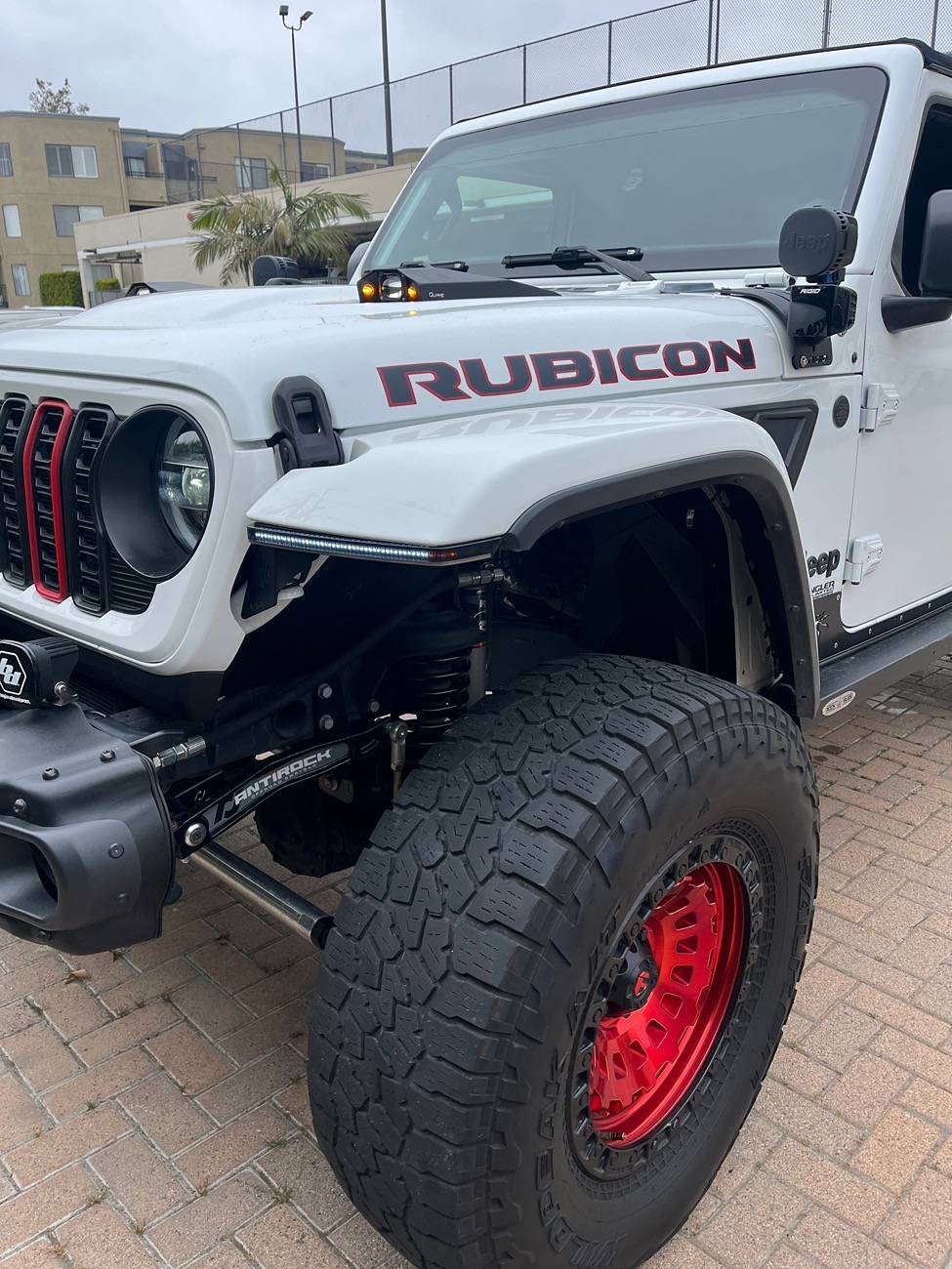 Jeep Gladiator FUEL COVERT - Candy Red finish IMG_9614