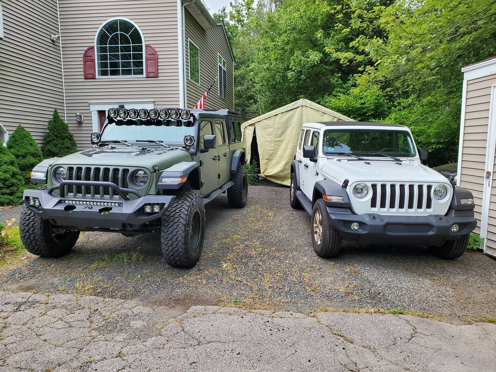 Jeep Gladiator My Two Jeeps. Let's See Yours Sanitized 3