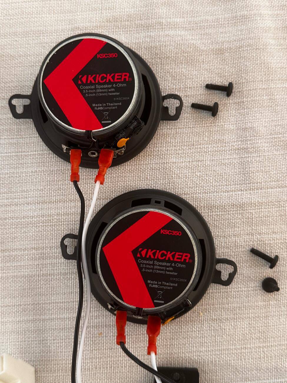 Jeep Gladiator FS - Kicker Speakers - KSC-350 (PAIR) and KSC-40 (pair) tempImagei0GtO0