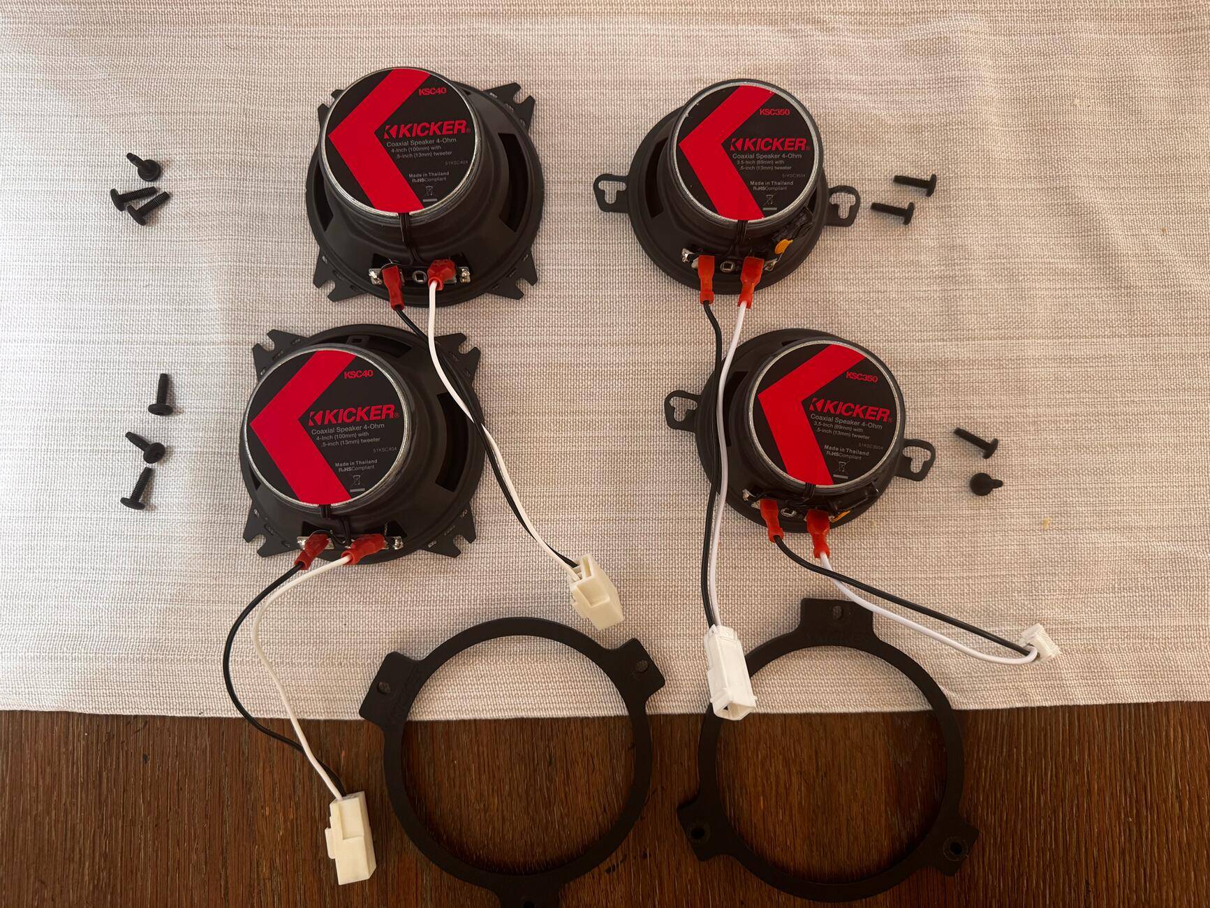 Jeep Gladiator FS - Kicker Speakers - KSC-350 (PAIR) and KSC-40 (pair) tempImagei0lhir