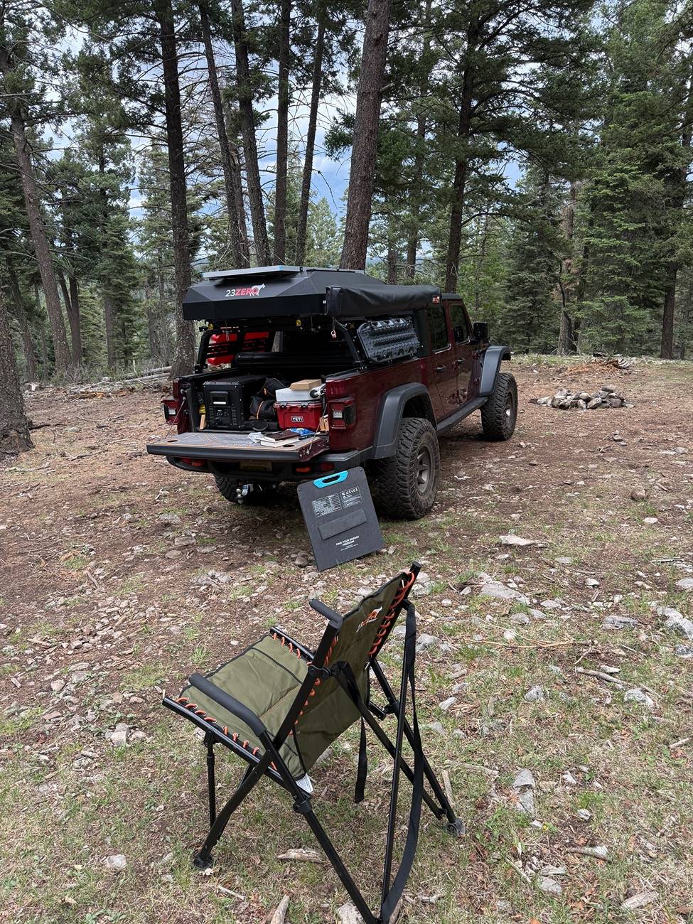 Jeep Gladiator Overlanding ASMR - Exploring the Backcountry Mountains for a High Country Dispersed Camp IMG_7915