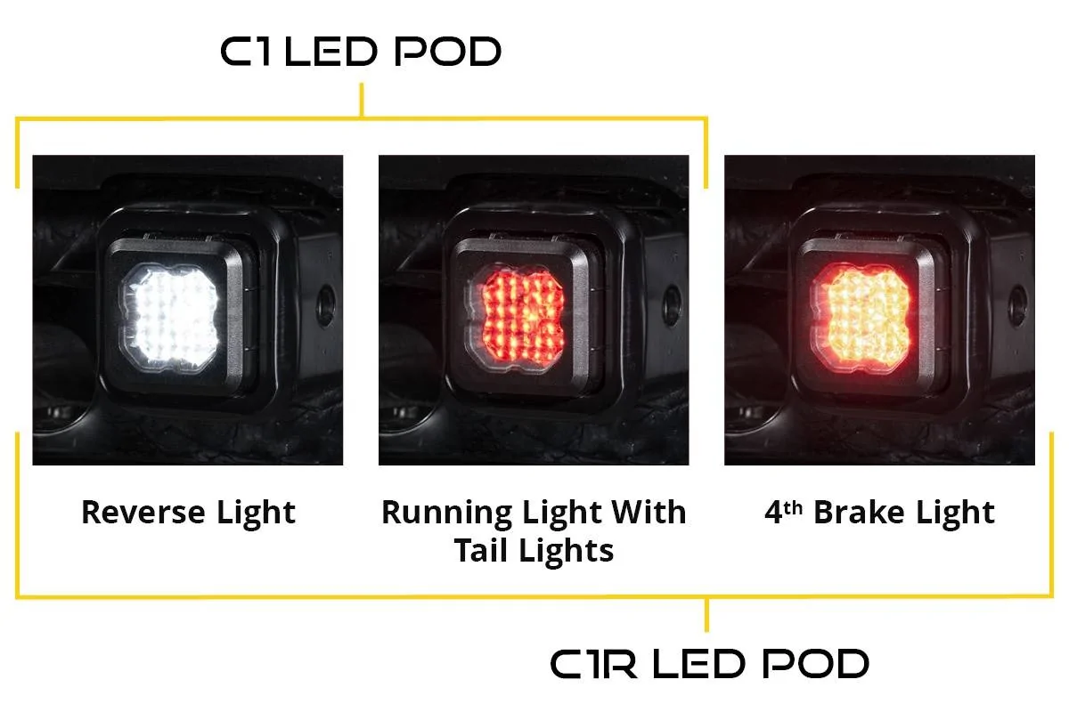 Jeep Gladiator NEW HitchMount LED Pod | 68% Brighter + 2.5" Adaptor 4rB9RrF