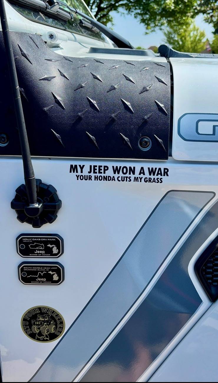 Jeep Gladiator Anyone experience hostility? Jeep Decal