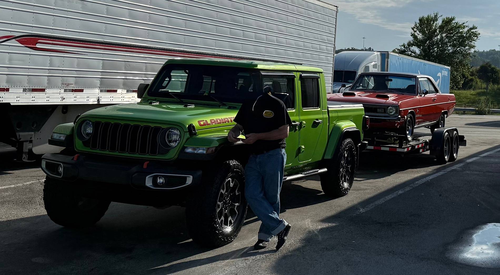 Jeep Gladiator 1st Time towing with my 25 Max Tow IMG_2403