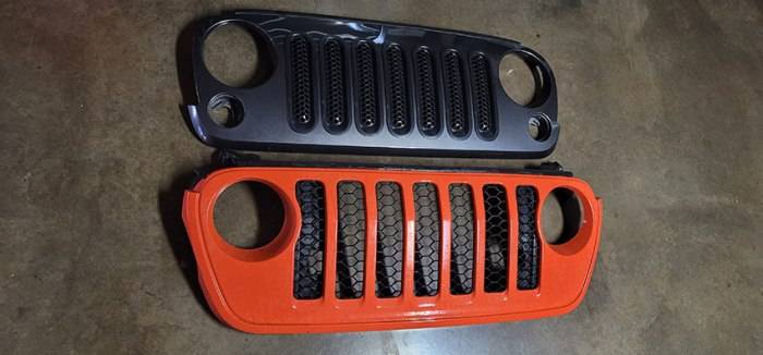 Jeep Gladiator JT to JK Grill Hack jktojt-3