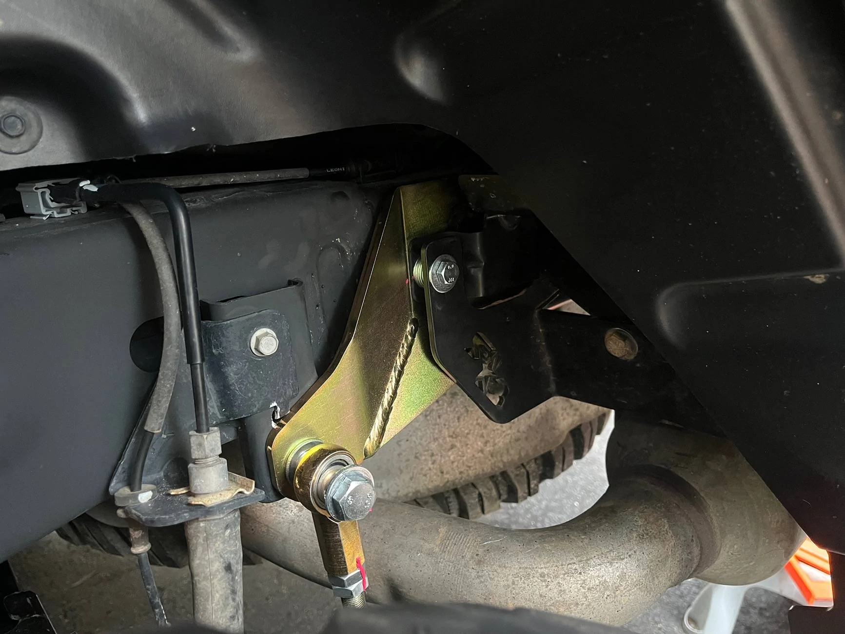 Jeep Gladiator MetalCloak rear sway bar bracket and RockBlokz flaps IMG_6501