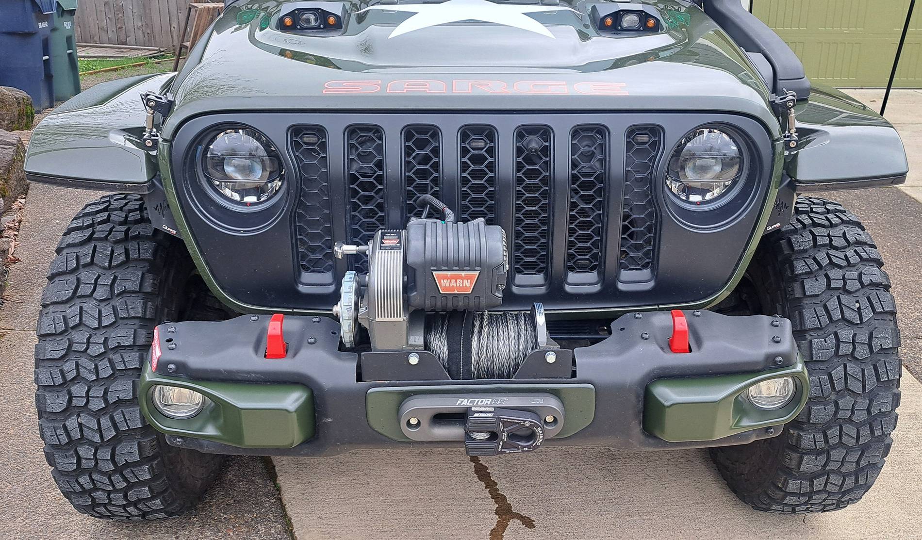 Jeep Gladiator What Warn winch for a factory steel bumper? 20250323_155839