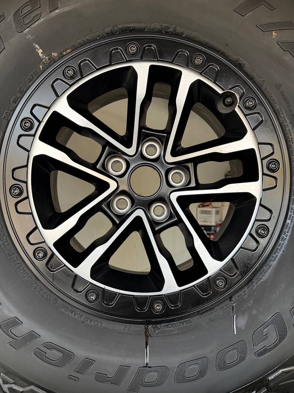 Jeep Gladiator Rubicon XR wheels and 37x12.50 Load Range C tires (TPMS and Lugs Included!) IMG_0916