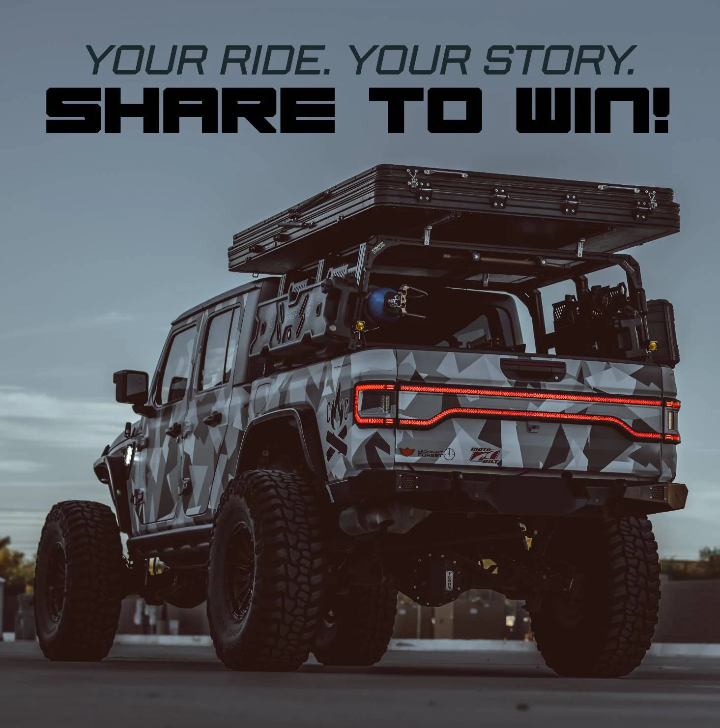 Jeep Gladiator Your Ride, Your Story. Share to Win! yrys-JT