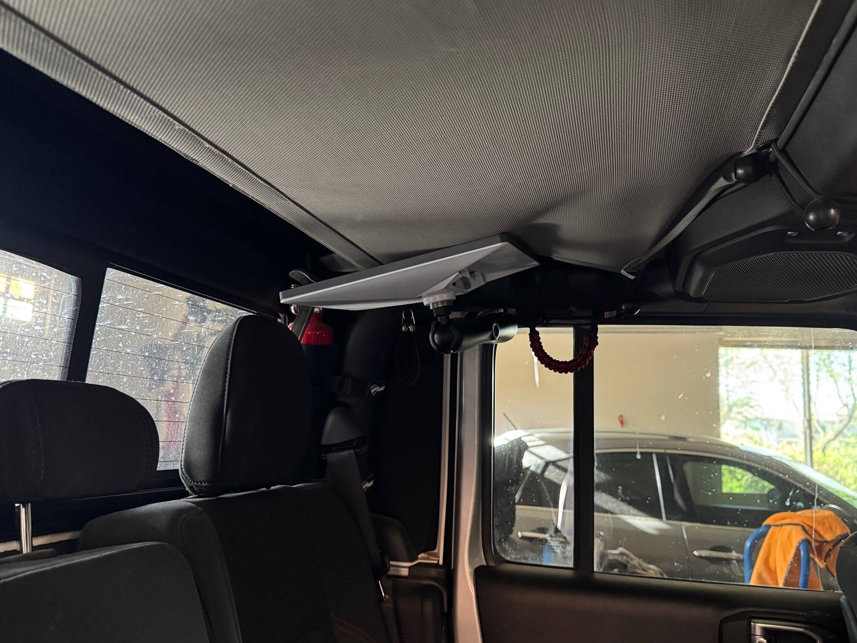 Jeep Gladiator Starlink Mini Interior Cab Freedom Top Install StarlinkMini Mount