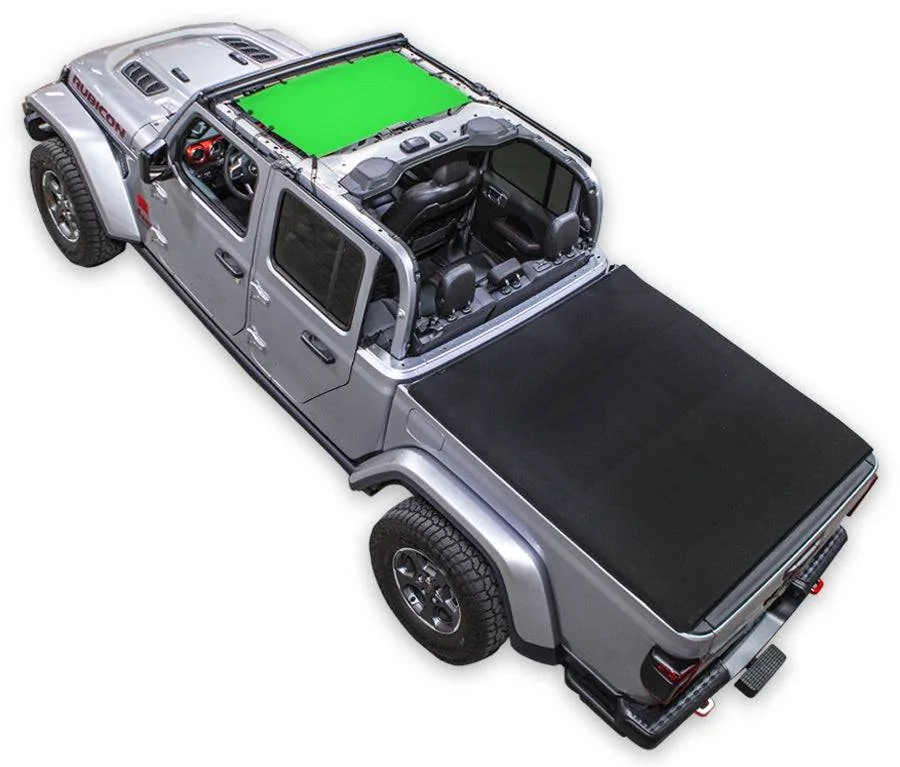 Jeep Gladiator Alien Sunshade on a 2024 - Took a chance….. Ugh… SWS_GladiatorKini_Green_900x