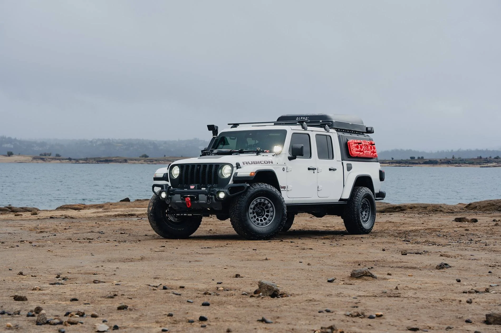 Jeep Gladiator How It Started vs. How It’s Towing/Hauling/Crawling black rhino-outback-br012-matte gunmetal-17x8.5-2020 jeep gladiator 3