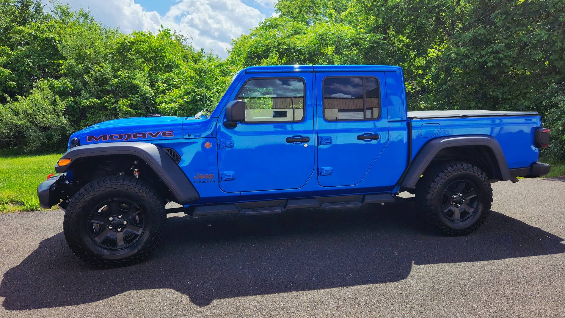 Jeep Gladiator FOR SALE: REDUCED! 2022 Jeep Gladiator Mojave 6 speed manual, Hydra Blue Pearl - stock + extra goodies ($38,999) Newtown, PA 20250517_145933