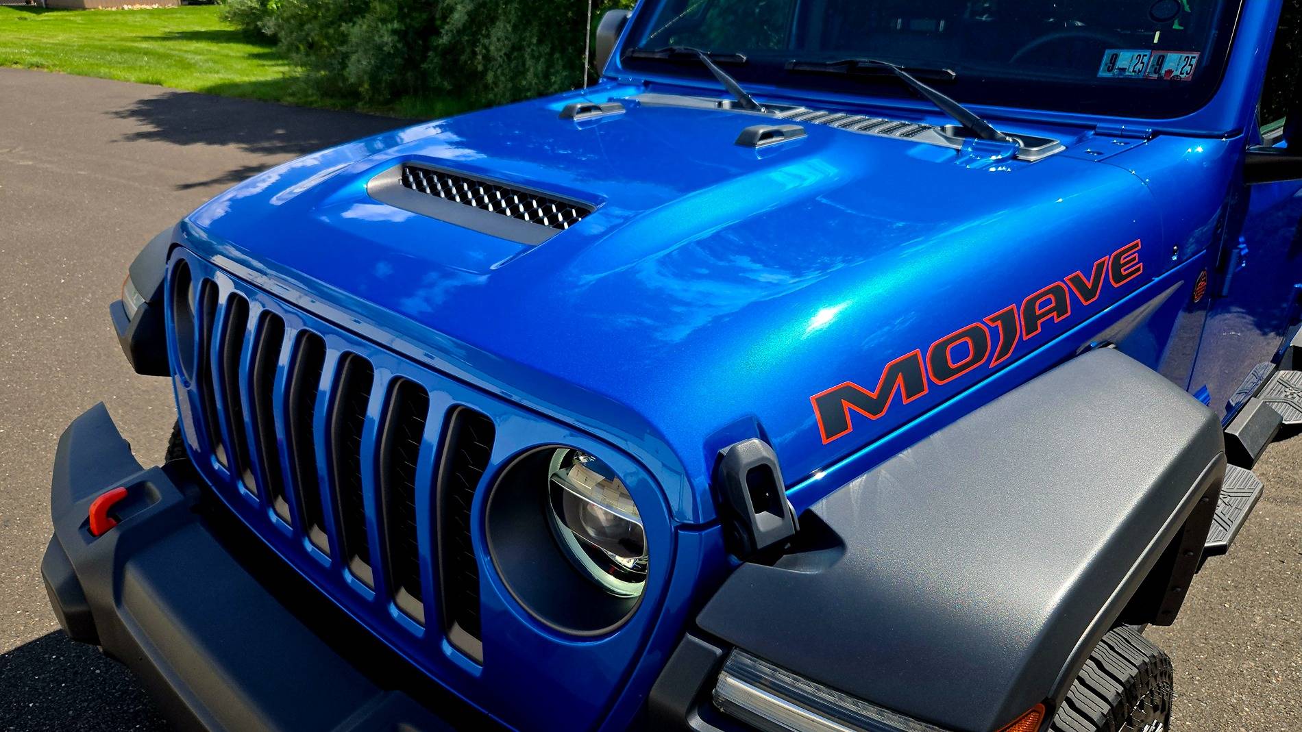 Jeep Gladiator FOR SALE: REDUCED! 2022 Jeep Gladiator Mojave 6 speed manual, Hydra Blue Pearl - stock + extra goodies ($38,999) Newtown, PA 20250517_151213