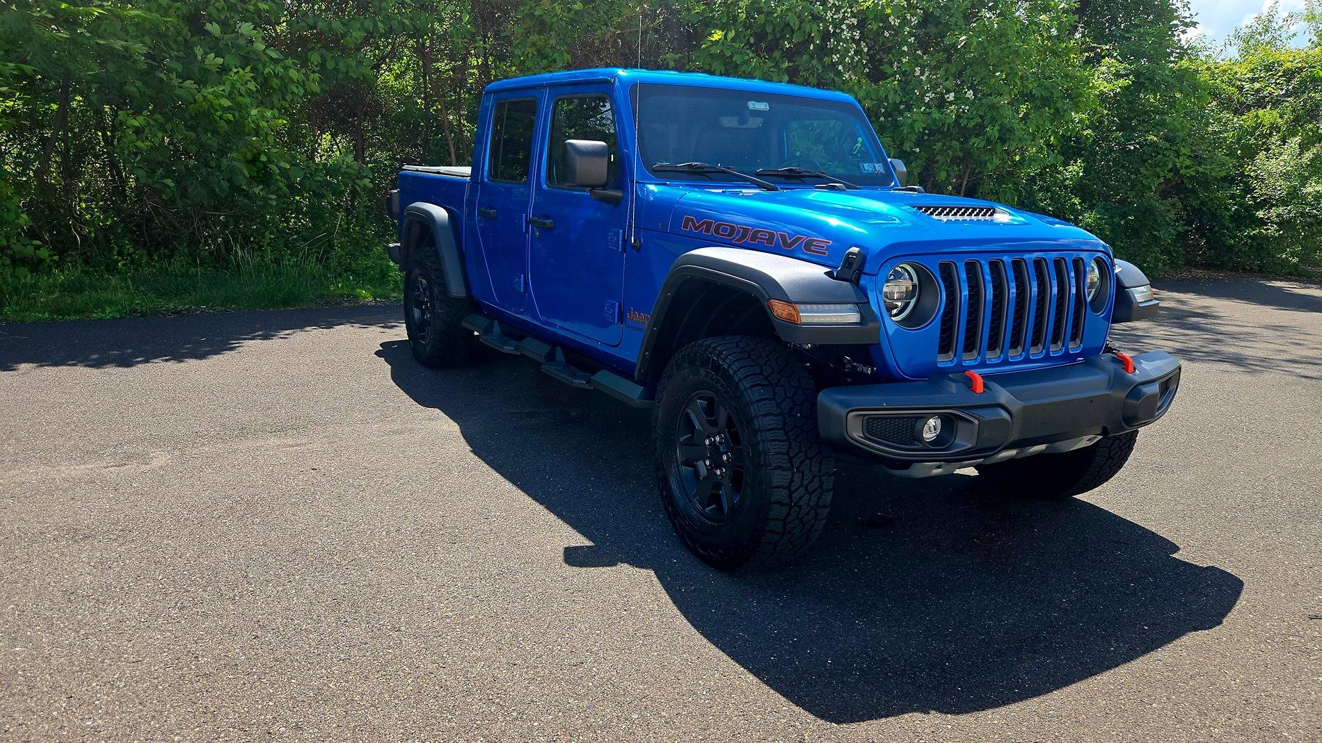 Jeep Gladiator FOR SALE: REDUCED! 2022 Jeep Gladiator Mojave 6 speed manual, Hydra Blue Pearl - stock + extra goodies ($38,999) Newtown, PA 20250517_151247