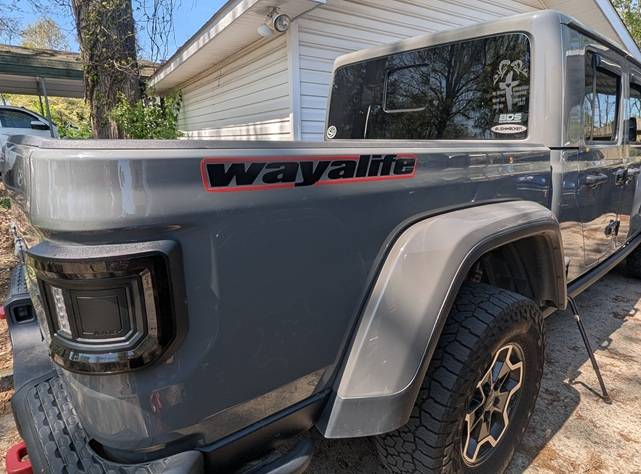 Jeep Gladiator Brightest taillights [Banned Site] sticker 1