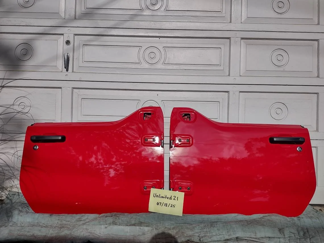 Jeep Gladiator Jeep half doors for Gladiator JT front doors outsid