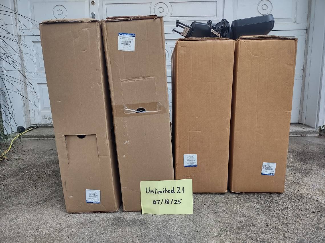 Jeep Gladiator Jeep half doors for Gladiator JT boxes