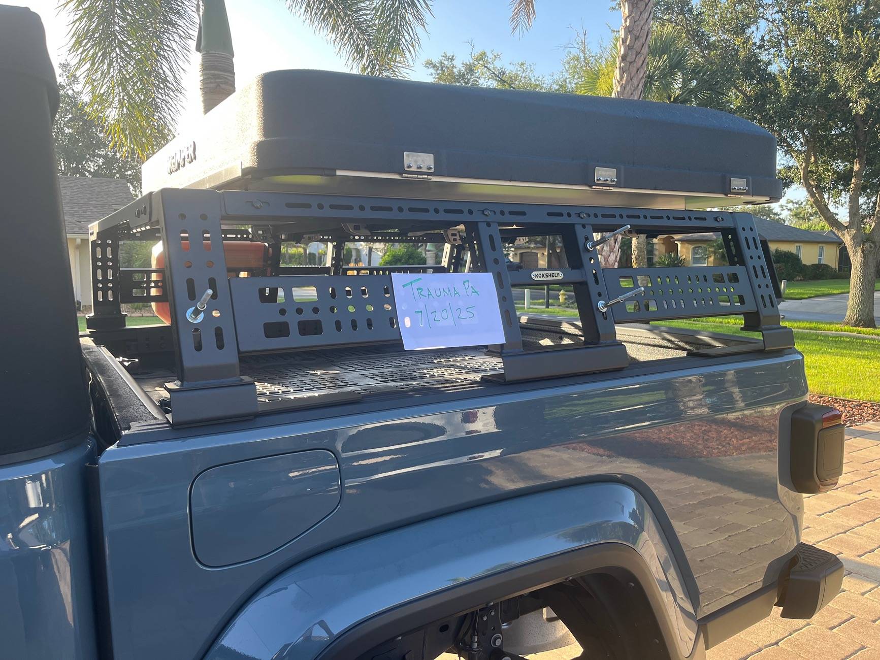 Jeep Gladiator Mid height (13”) Bed Rack $325 OBO IMG_4920