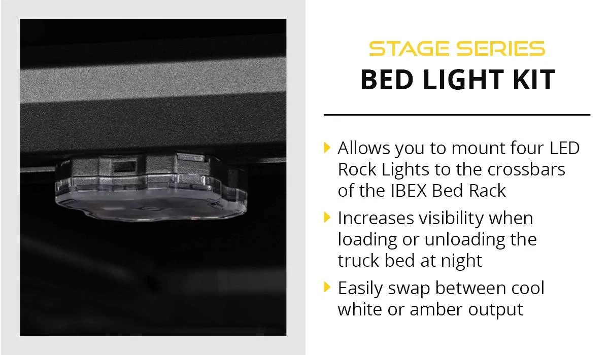 Jeep Gladiator Kuat IBEX Bed Rack | Lighting Kits | Bed, Chase, and Scene Lights 30pa9JP