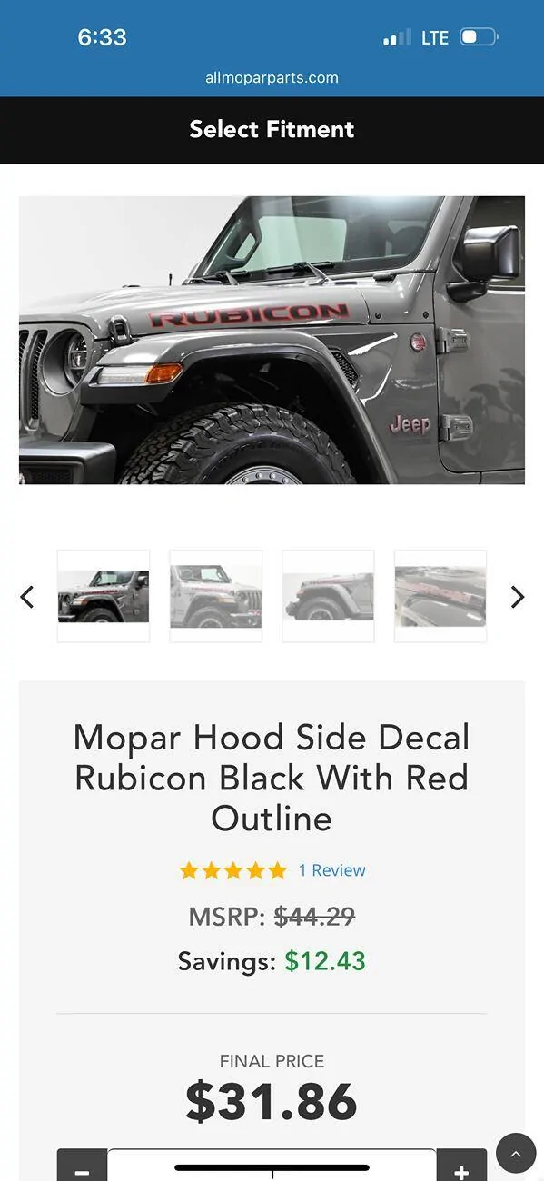 Jeep Gladiator Billet Silver Hood fix or replace IMG_3456
