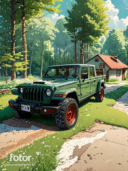 Jeep Gladiator Cartoonize your JT (PICS) 0f7da50db2eb4d0093c95796e5b1f029-fotor-ai-art-effects-20250124104824.JPEG