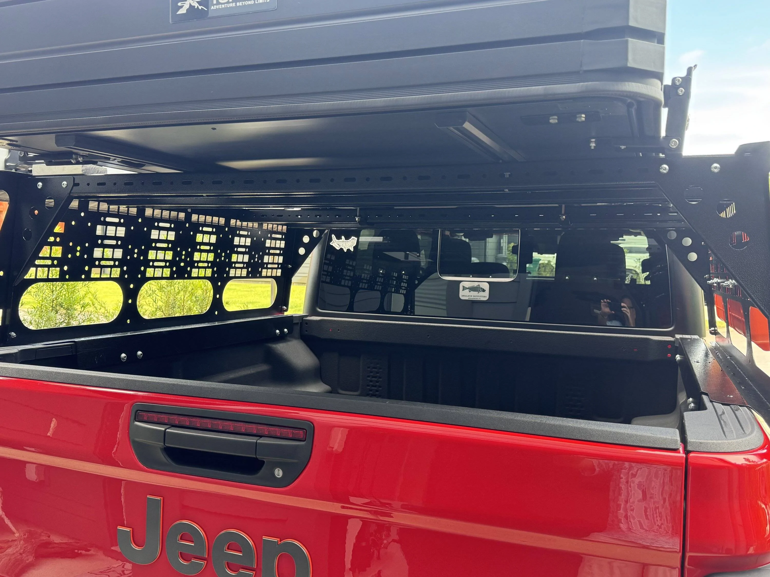 Jeep Gladiator New Rock Hard 4X4 Bed Rack and Top Oak Vision RTT IMG_1841
