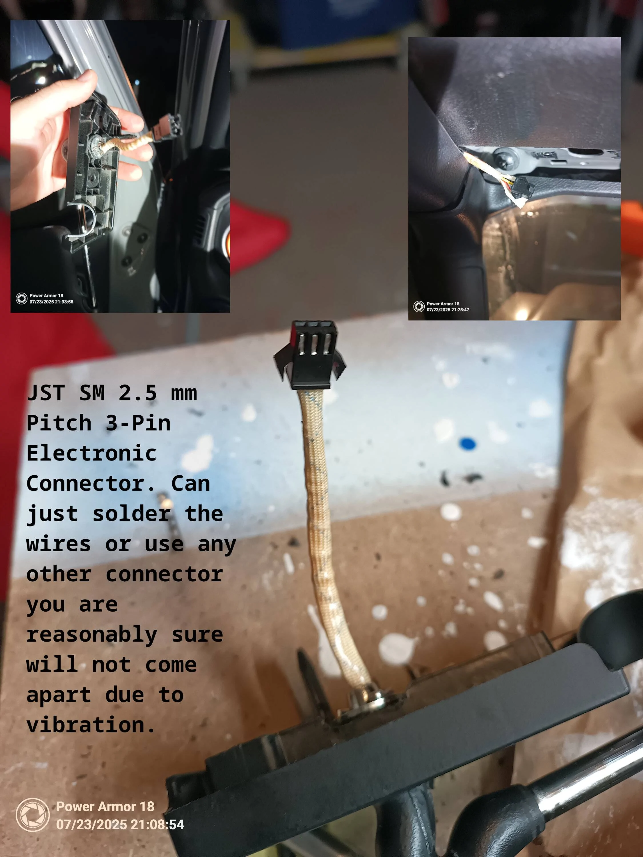 Jeep Gladiator "The Old Cotter Pin Trick" - A brief guide to repairing the sun visor with what's in your garage. pic9_left_sun_visor_bracket_conectors