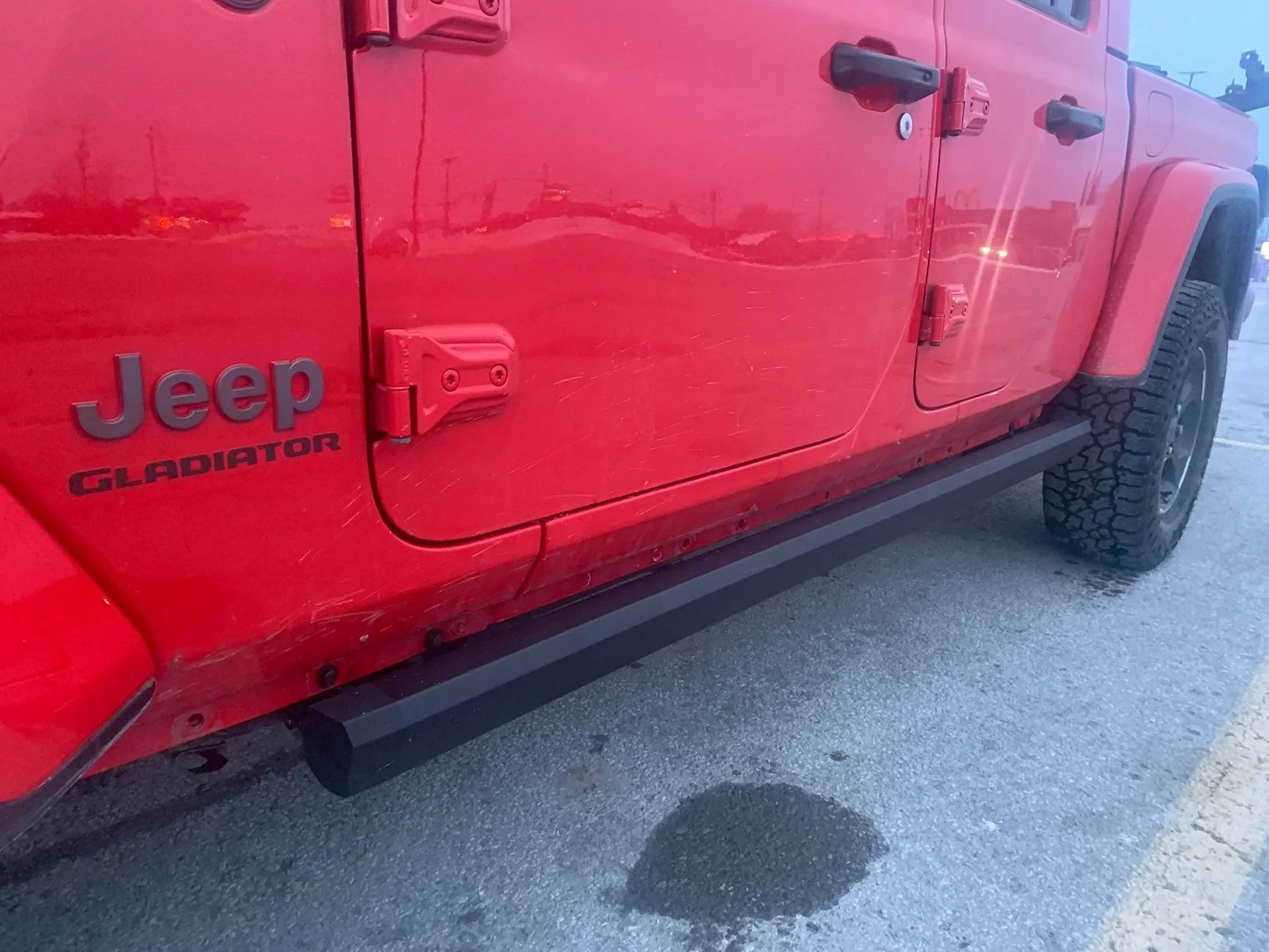 Jeep Gladiator Electric running board fail IMG_8200