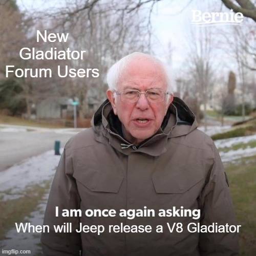 Jeep Gladiator Yet ANOTHER V8 thread. a1nrbq