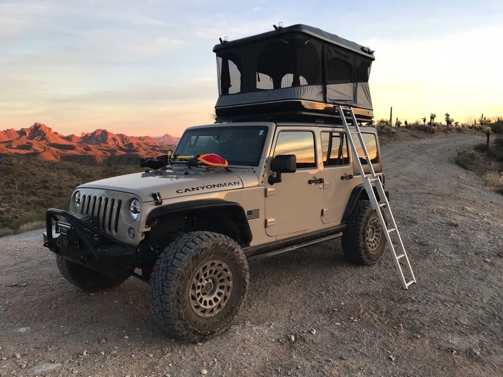 Jeep Gladiator Roof Top Tent on Cab Area Specficially RTT_2
