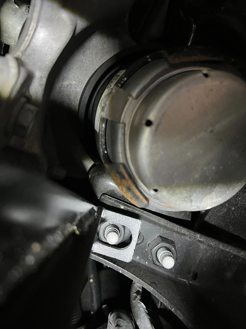 Jeep Gladiator Next Venture Modular oil pan skid install IMG_3223