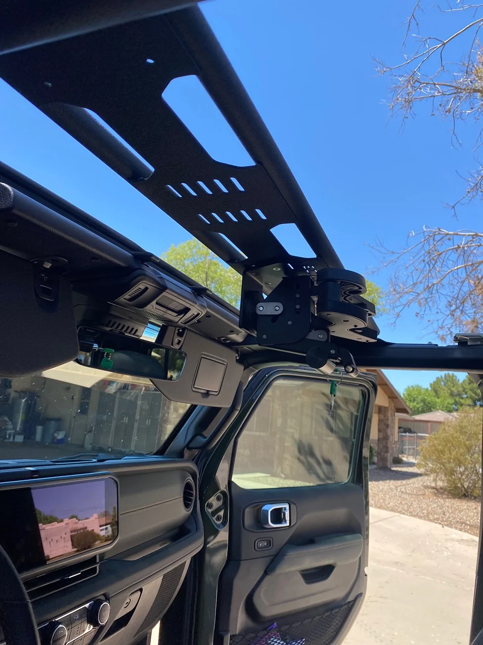 Jeep Gladiator Followup and install of overhead bar/rifle rack IMG_9347