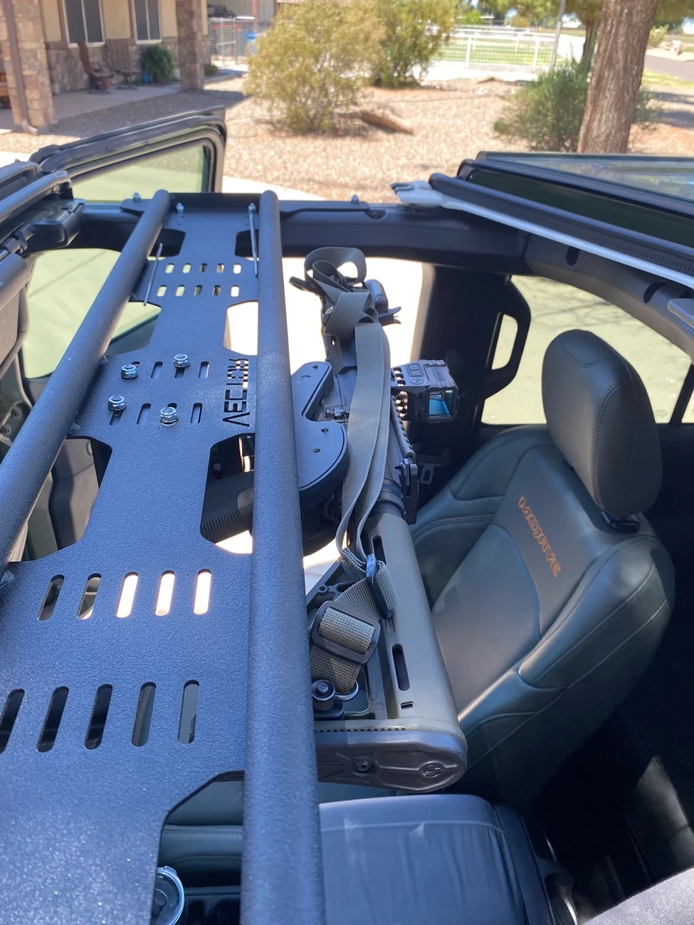 Jeep Gladiator Followup and install of overhead bar/rifle rack IMG_9351