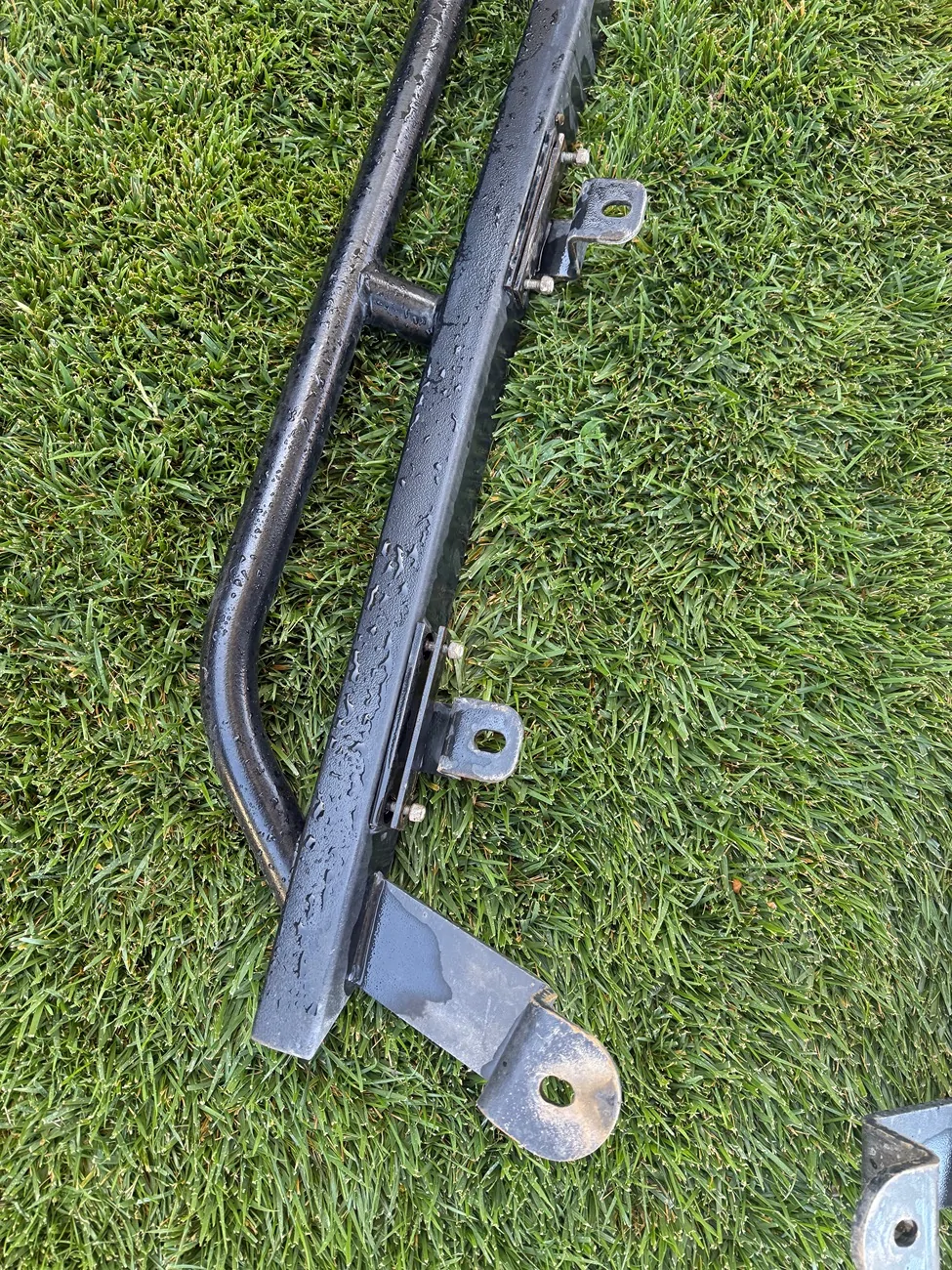 Jeep Gladiator Jeep Gladiator Rock Hard 4x4 angled up rock sliders LOWERED PRICE IMG_7223
