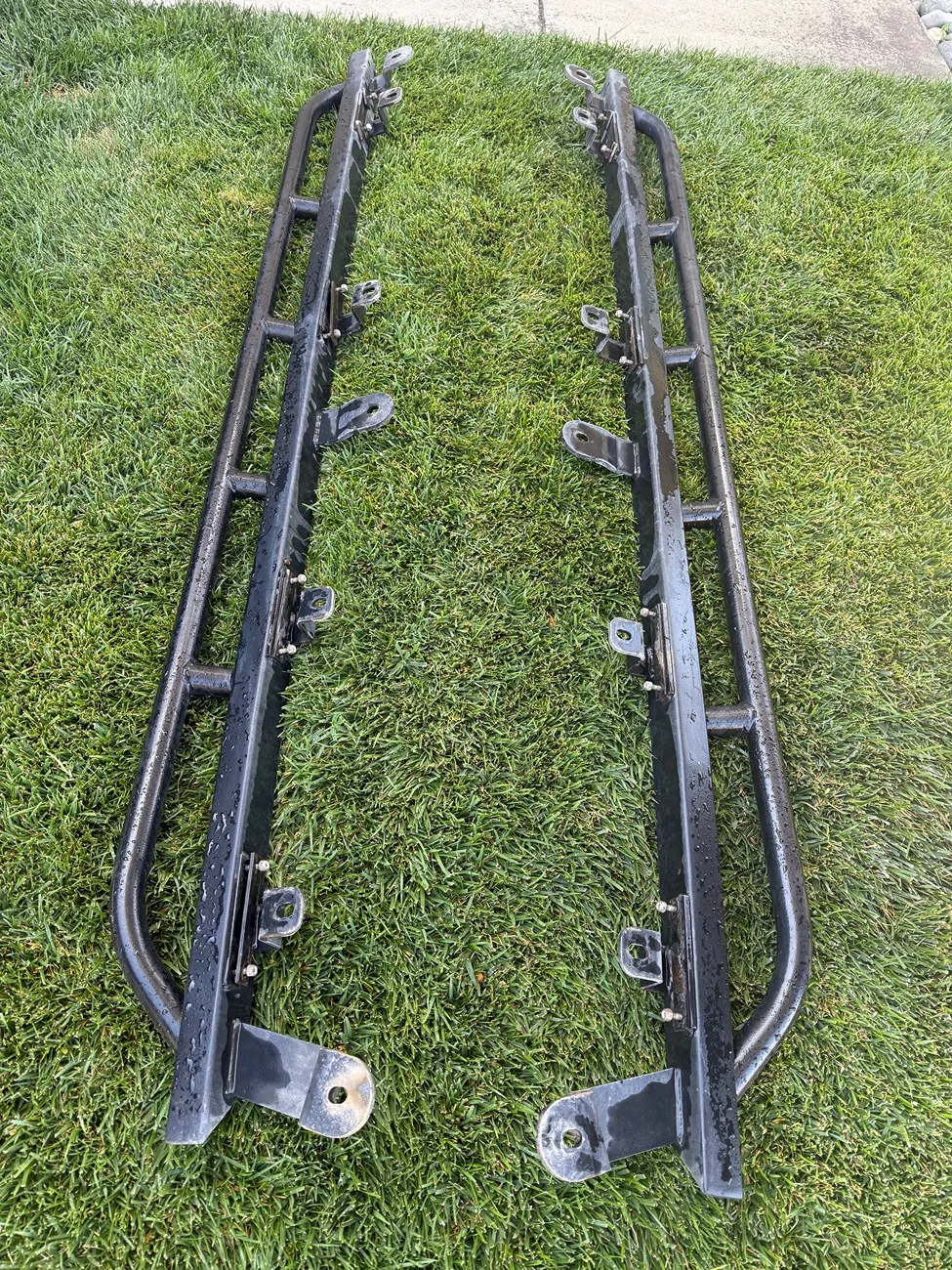 Jeep Gladiator Jeep Gladiator Rock Hard 4x4 angled up rock sliders LOWERED PRICE IMG_7222