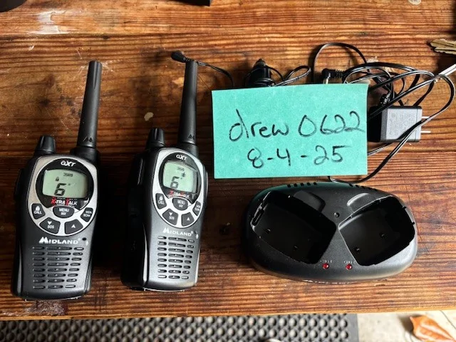 Jeep Gladiator Midland GXT1000VP4 GMRS Two-Way Radio, PAIR RAD4