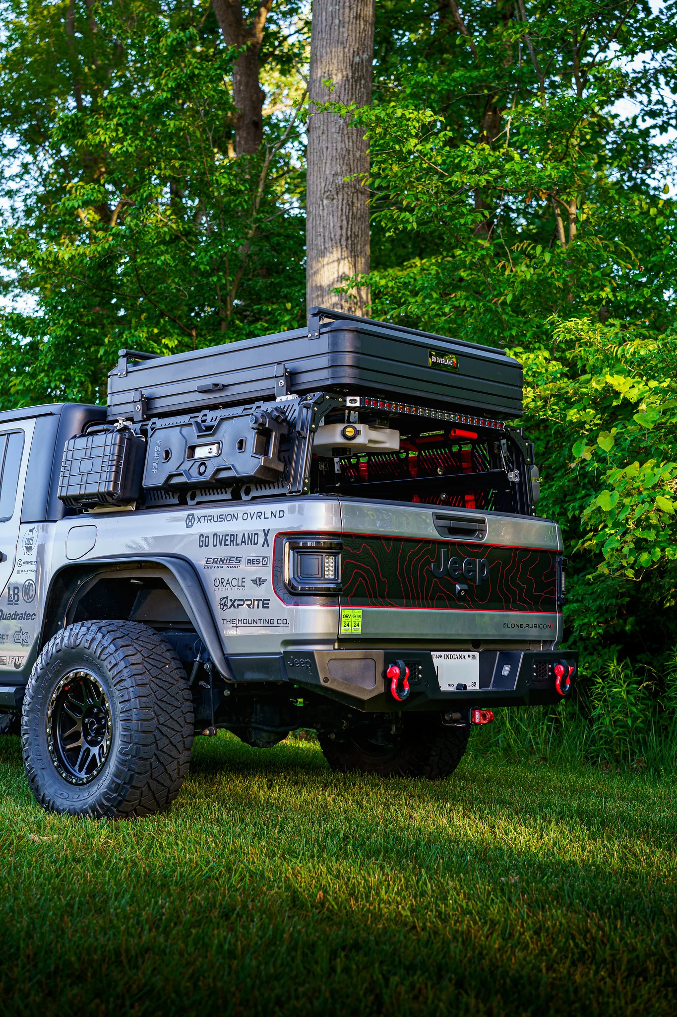 Jeep Gladiator Gladiator Builds Are Made for This—Overlanding = Freedom ORACLE Lighting Overland Gladiator