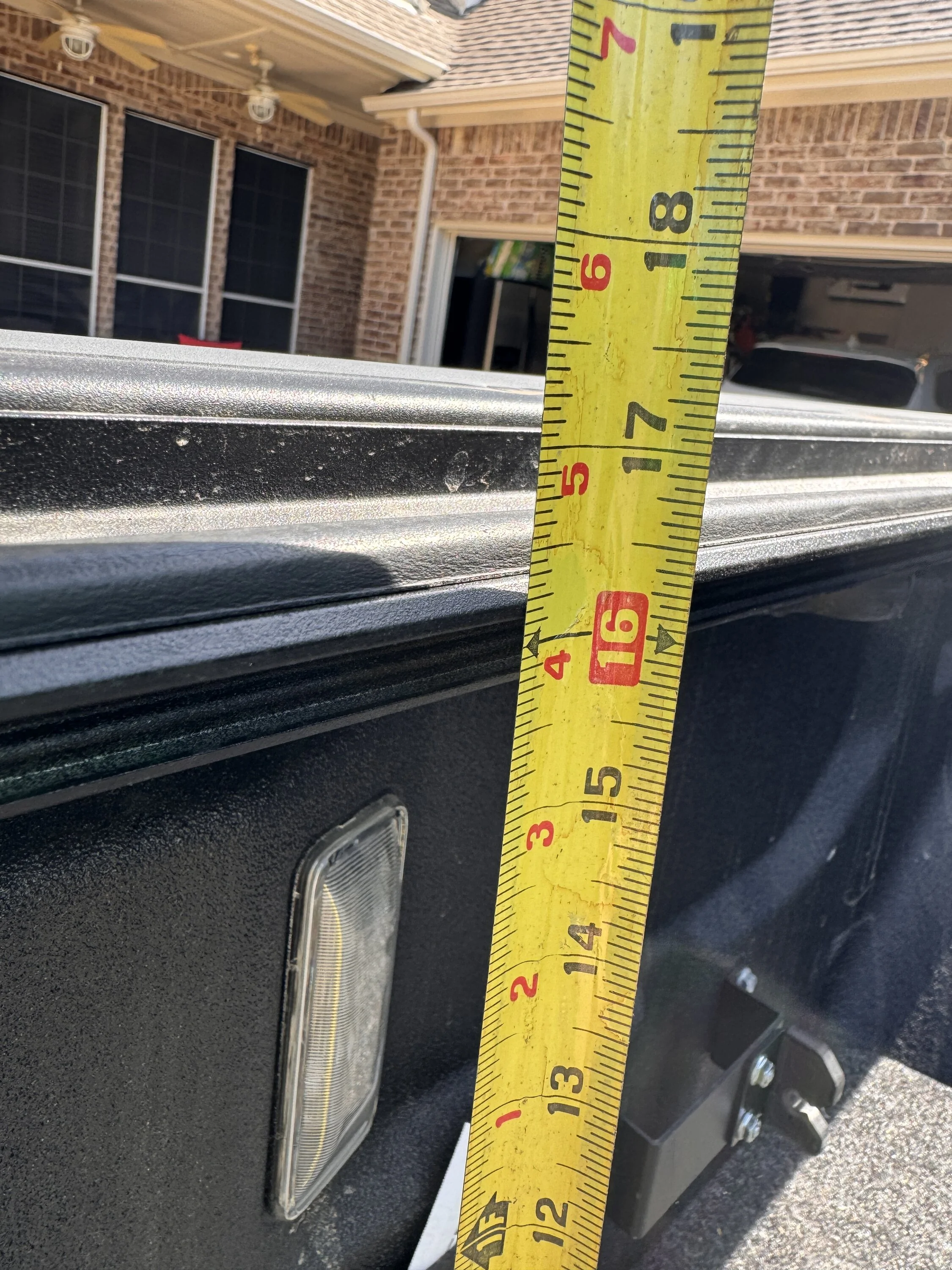 Jeep Gladiator Tonneau Cover - Adding Extra Height (2" inches) experiment IMG_6424