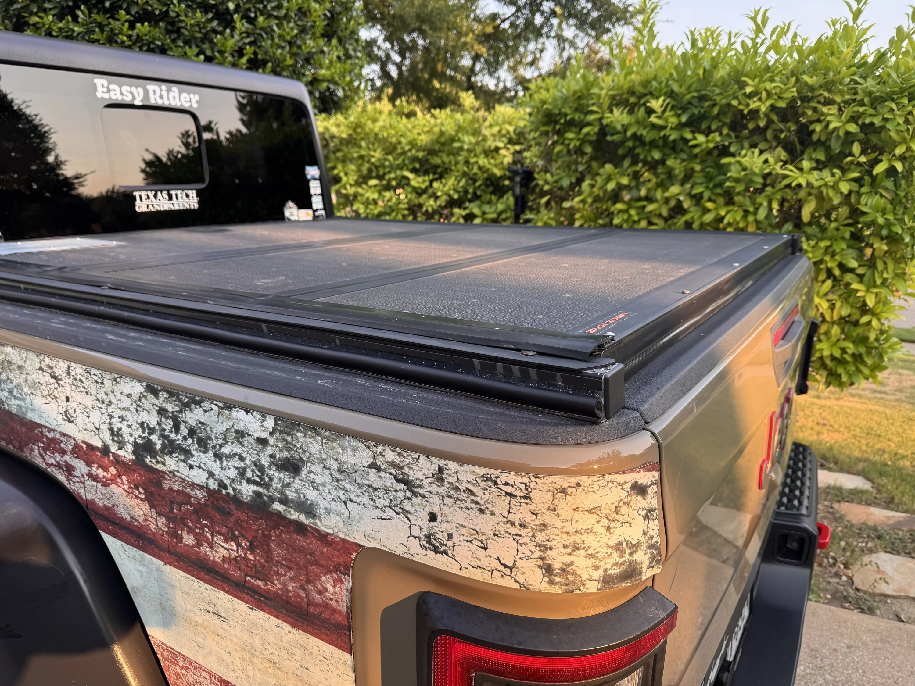 Jeep Gladiator Tonneau Cover - Adding Extra Height (2" inches) experiment IMG_6519
