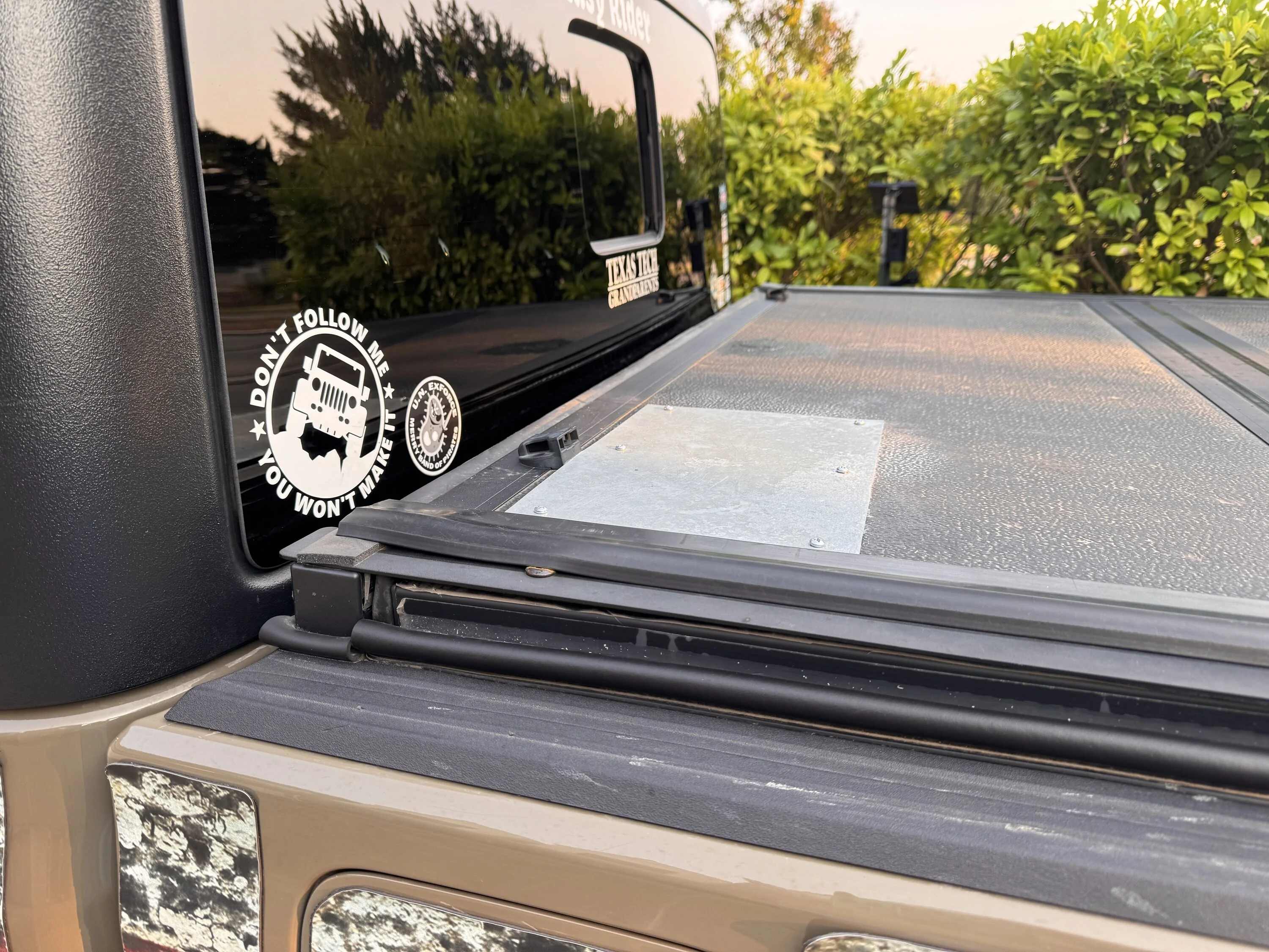 Jeep Gladiator Tonneau Cover - Adding Extra Height (2" inches) experiment IMG_6520