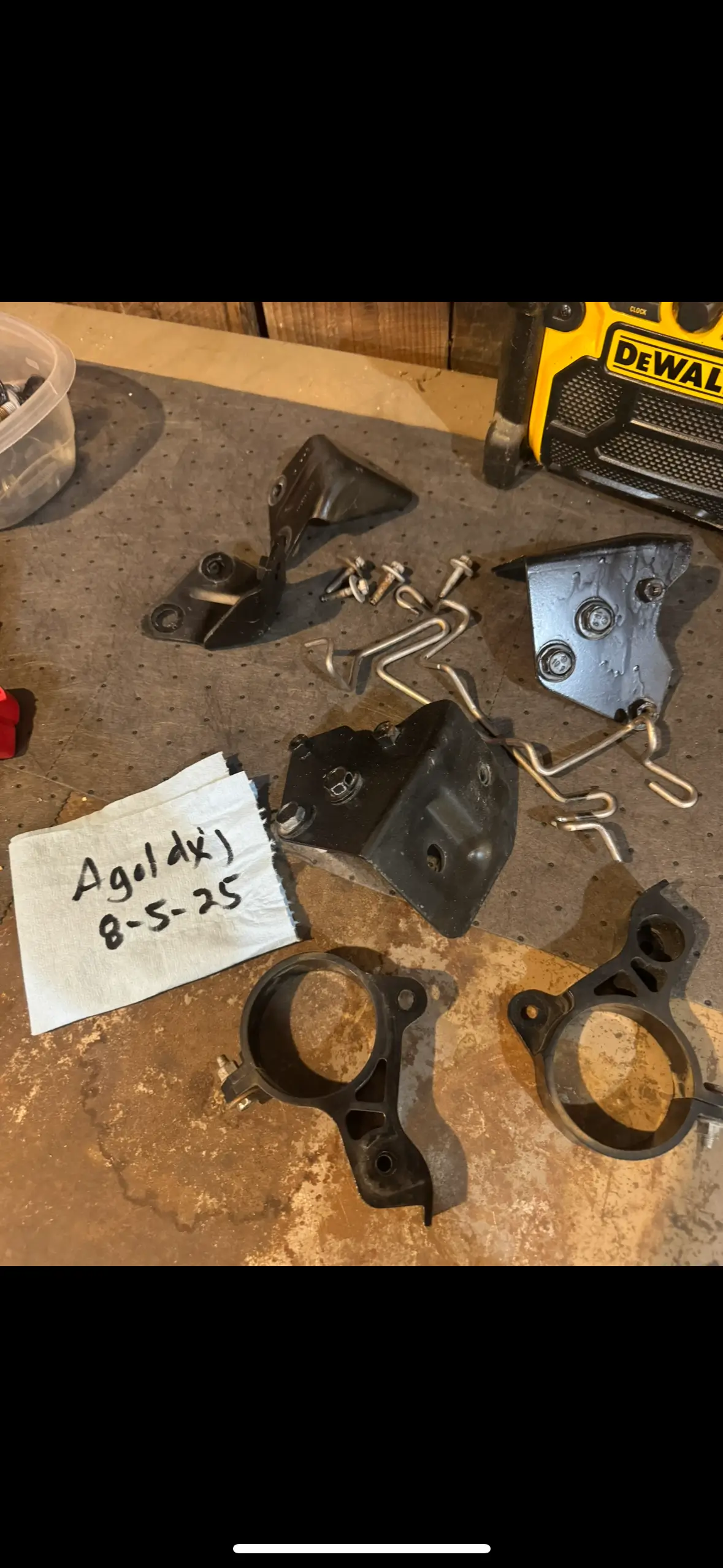 Jeep Gladiator Mojave shock and skid brackets IMG_5944