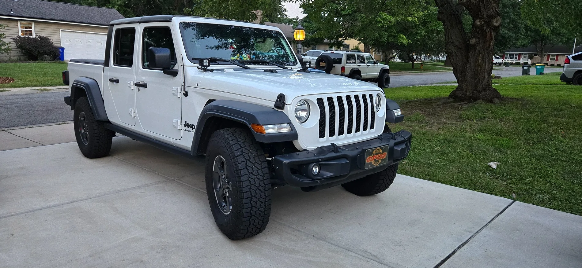 Jeep Gladiator Piecing together a good 2 inch lift. 20250807_202213