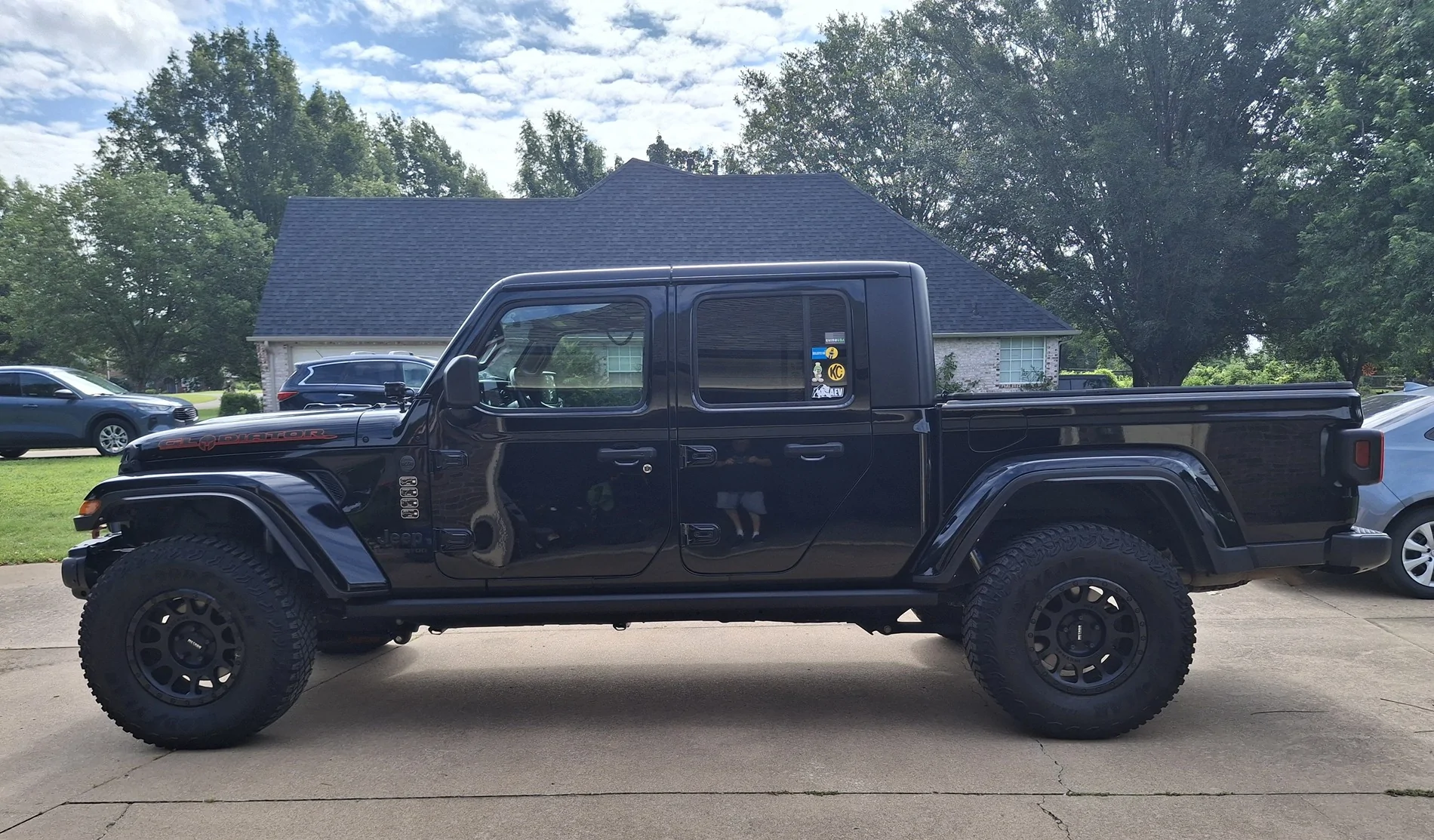 Jeep Gladiator Piecing together a good 2 inch lift. 20250704_100501